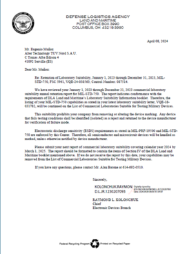 DLA VQE24038563 087514 Alter CY2023 Retention Report