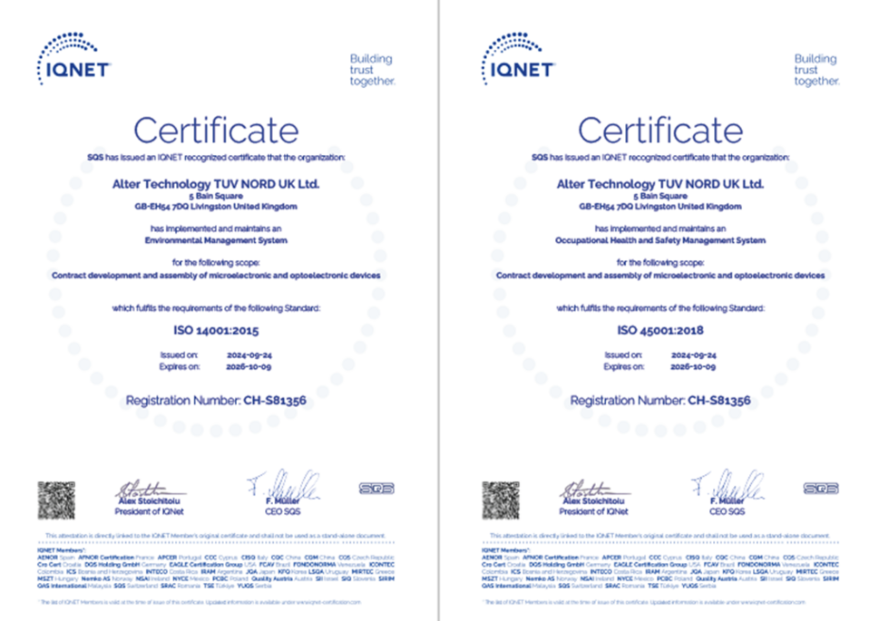 ATN UK ISO 14001 45001 IQNet 2026